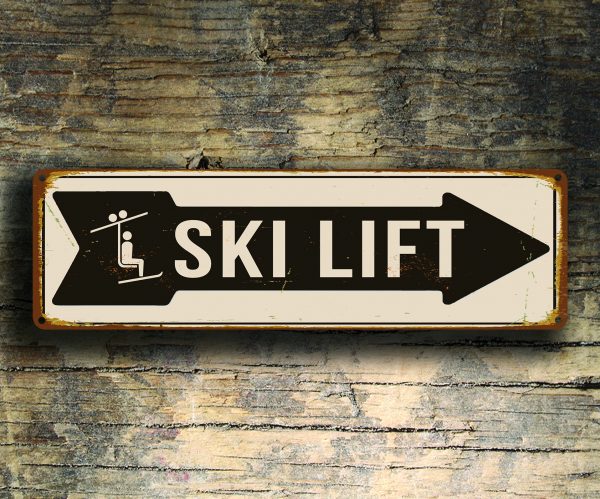 Ski Lift Sign 1