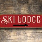 Ski Lodge Sign 2