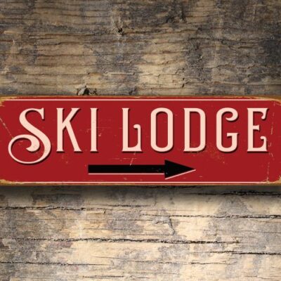 Ski Lodge Sign