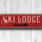 Ski Lodge Sign 4