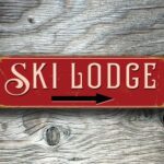 Ski Lodge Sign 5