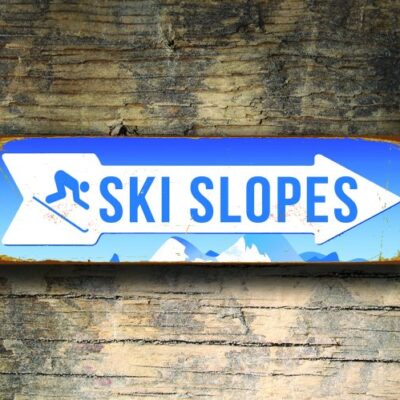 Ski Slopes Sign