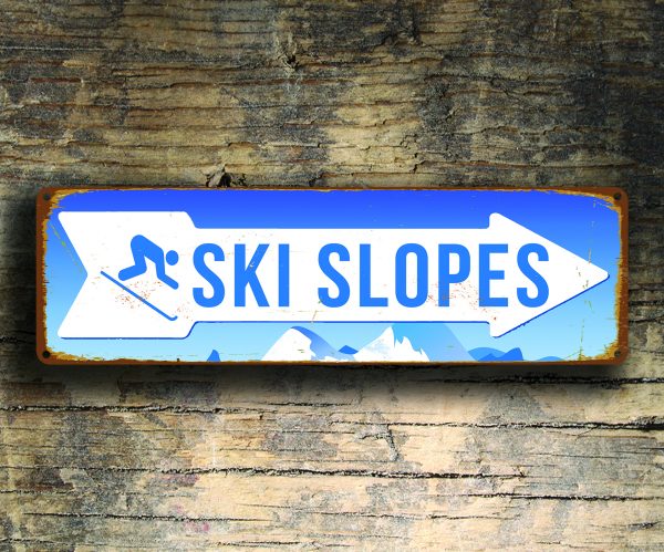 Ski slopes Sign 2