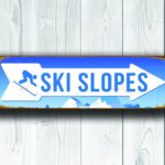 Ski slopes Sign 4