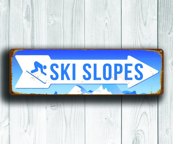 Ski Slopes Arrow