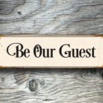 Be Our Guest Sign 2