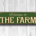 Welcome to the Farm Sign 4
