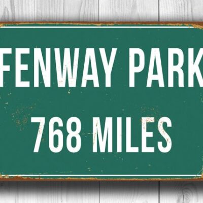 Fenway Park Stadium Sign