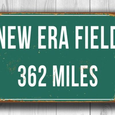 New Era Field Distance Sign