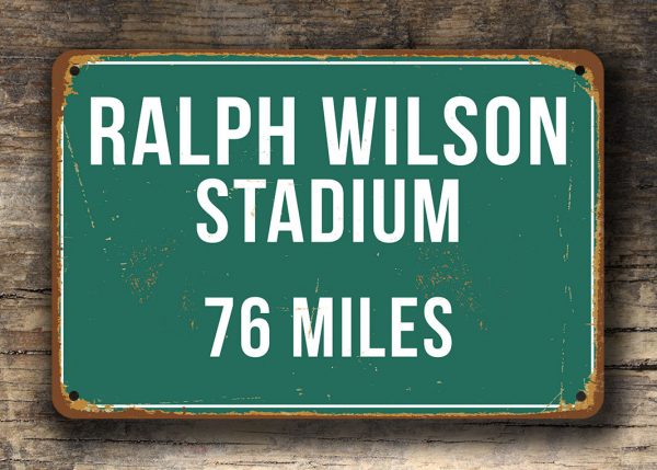 Personalized Ralph Wilson Miles Sign