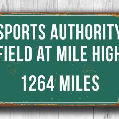 Sports Authority Field at Mile High Sign