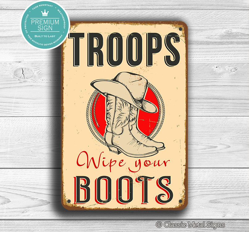 Troops Wipe Your Boots