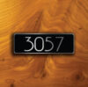 CUSTOM DOOR NUMBER Sign