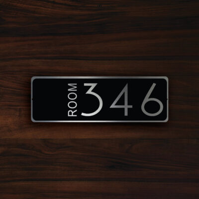 CUSTOM HOTEL ROOM Door Number Sign