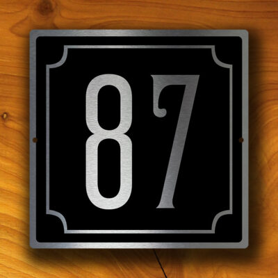 CUSTOM HOUSE NUMBERS Sign