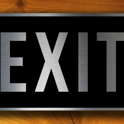 EXIT SIGN