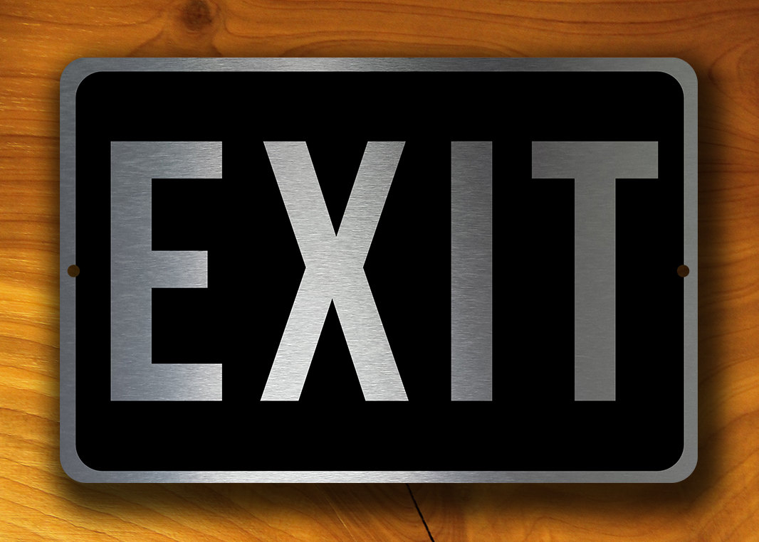 EXIT SIGN