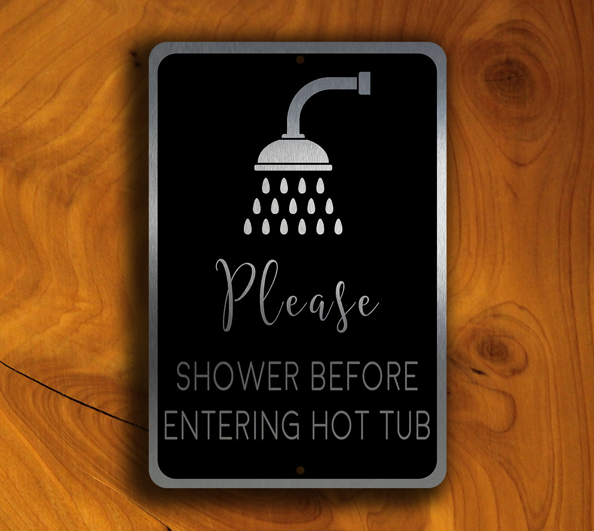 HOT TUB SIGNS