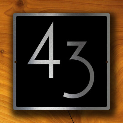 HOUSE NUMBERS MODERN