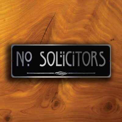 NO SOLICITORS SIGN