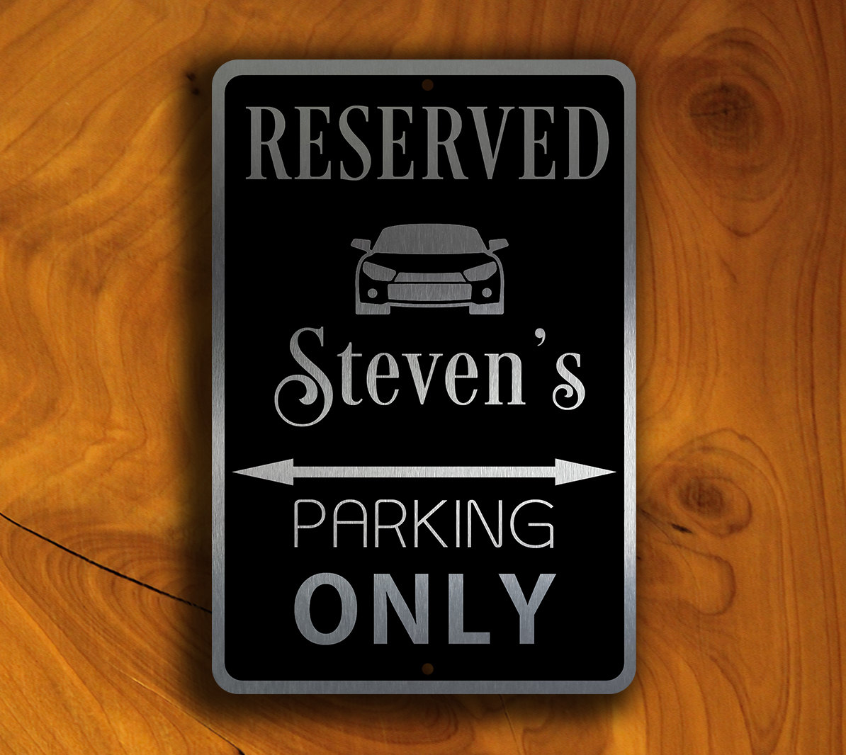 PERSONALIZED RESERVED PARKING Sign