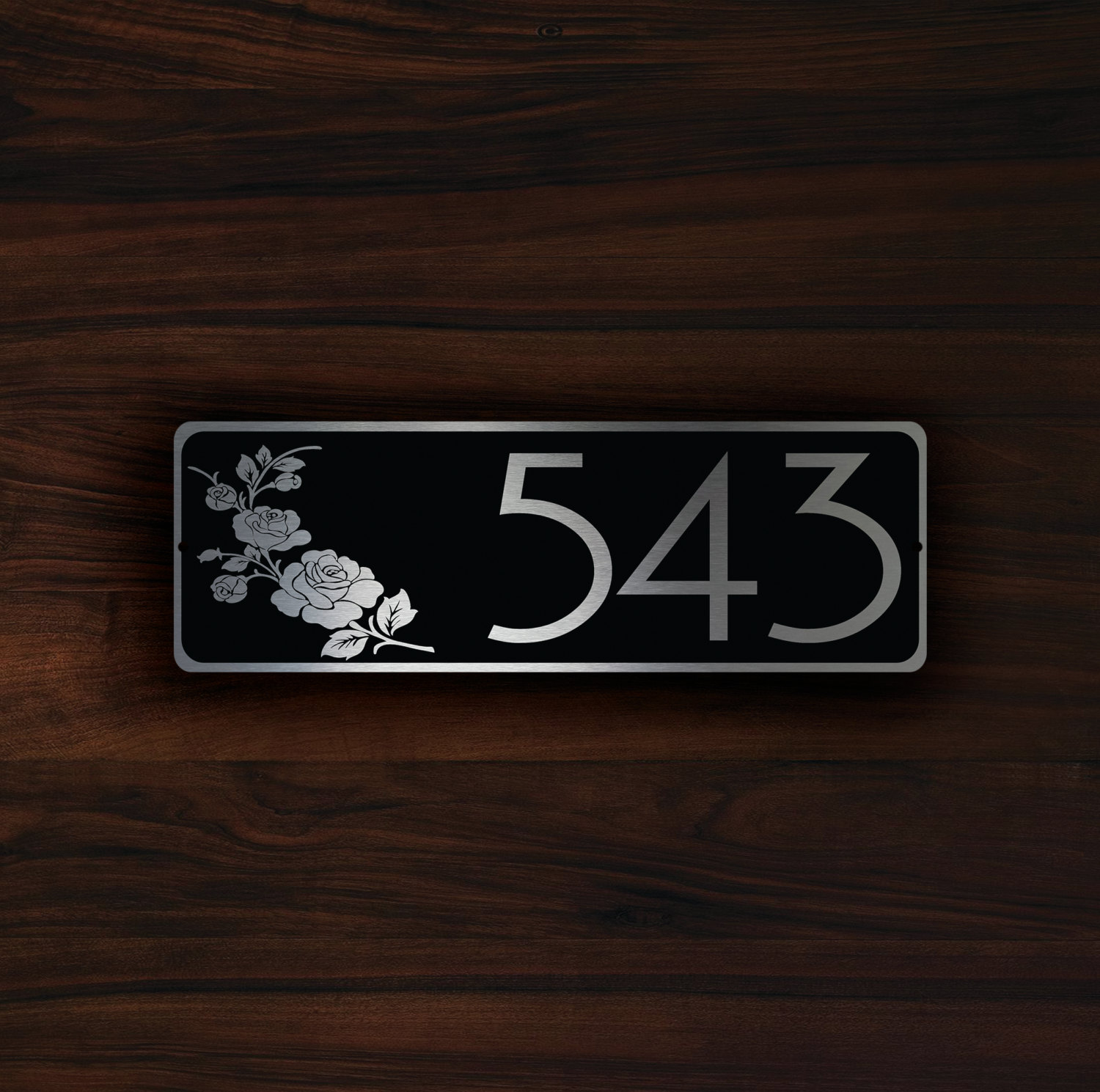 Personalized House Number Sign