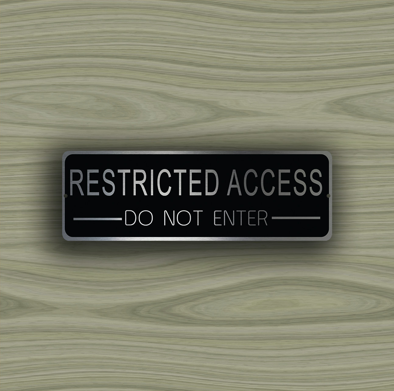 RESTRICTED ACCESS SIGN