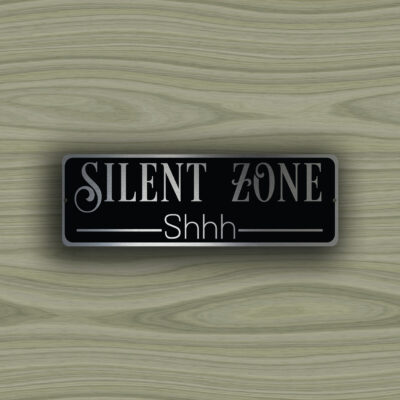 SILENT ZONE SIGN