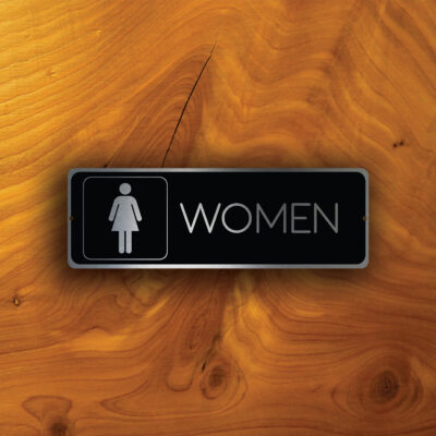 WOMENS RESTROOM DOOR Sign