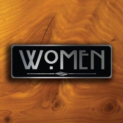 WOMENS RESTROOM SIGN