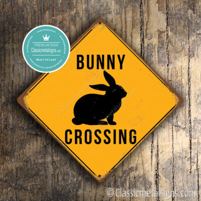 Bunny Crossing sign