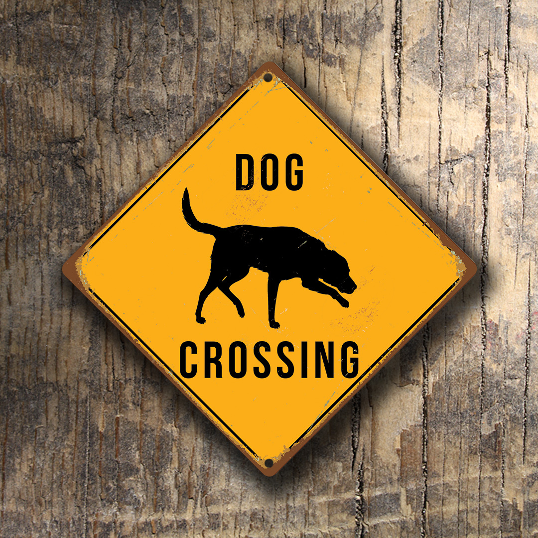 Dog Crossing Sign