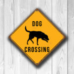 Dog Crossing Sign 3