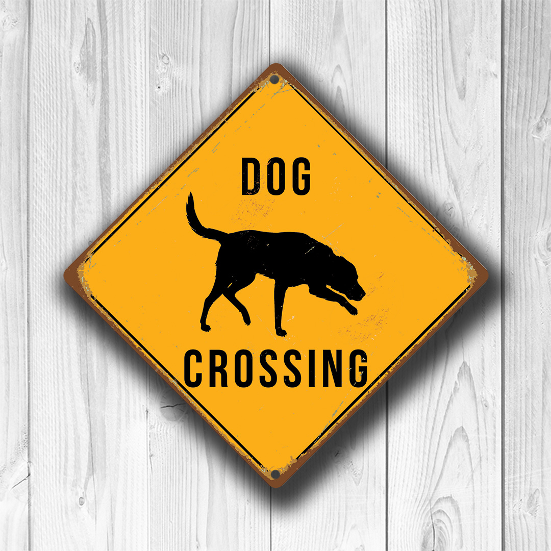 Dog Crossing Sign 3