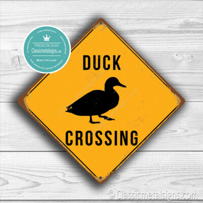 Duck Crossing sign