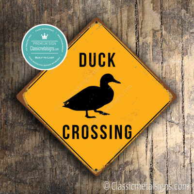 Duck Crossing sign