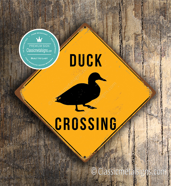 Duck Crossing sign