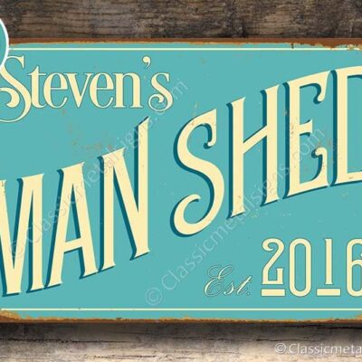 Man Shed Sign