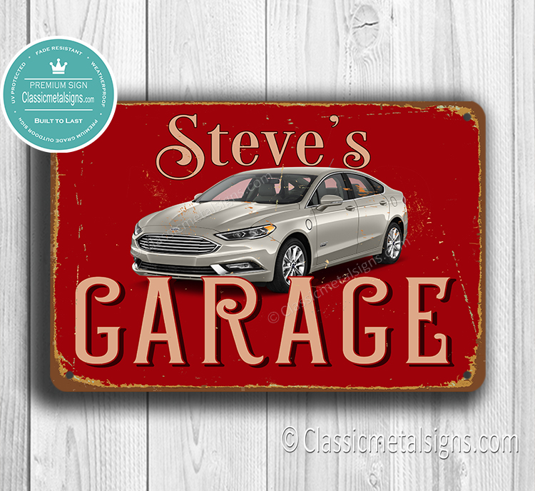 Personalized Ford Garage sign