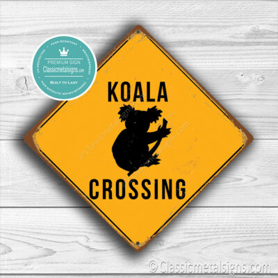 Koala Crossing Sign