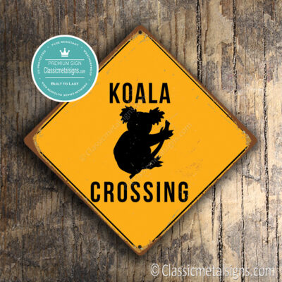 Koala Crossing Sign