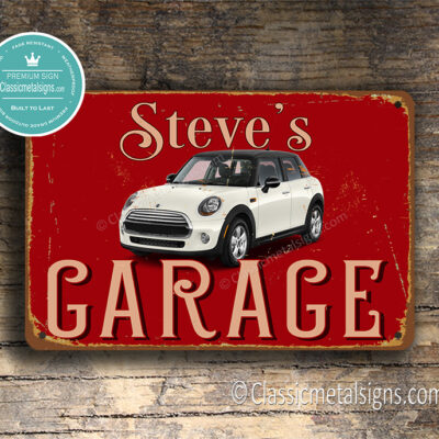Personalized Mini Garage Sign