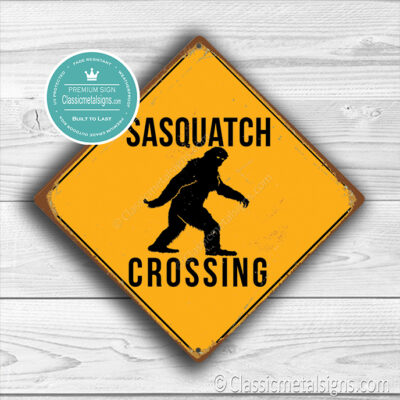 Sasquatch Crossing Sign