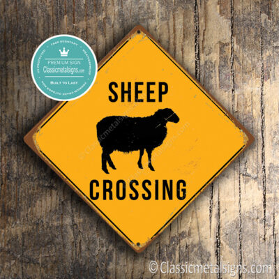 Sheep Crossing Sign