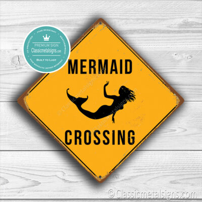 Mermaid Crossing Sign