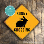 Bunny Crossing Sign 2
