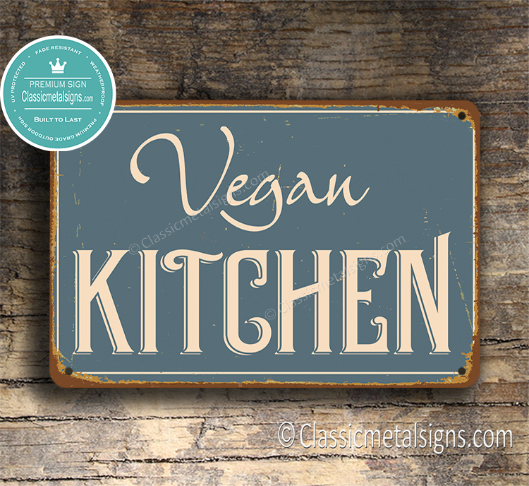 Vegan Kitchen Sign 1