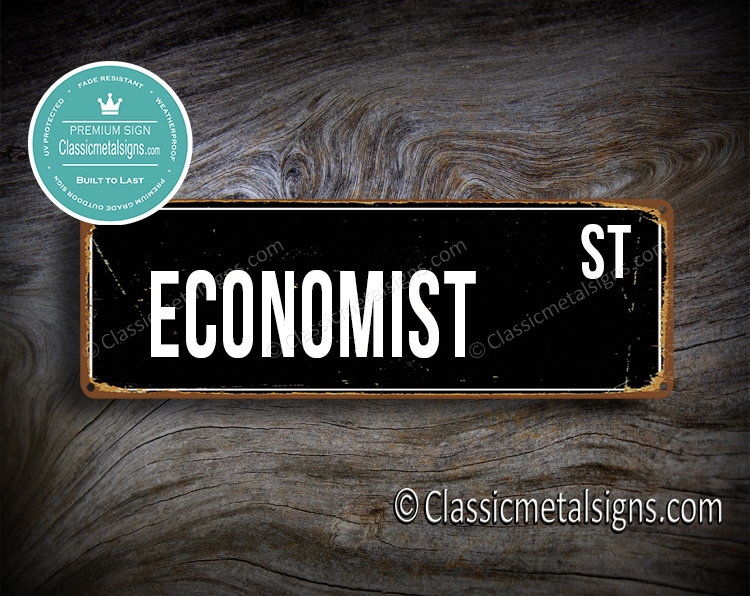 Economist Street Sign Gift
