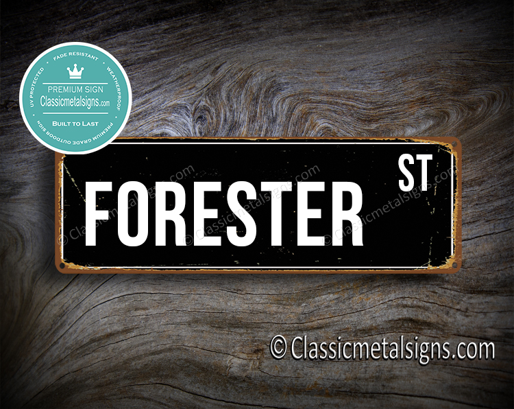 Forester Street Sign Gift