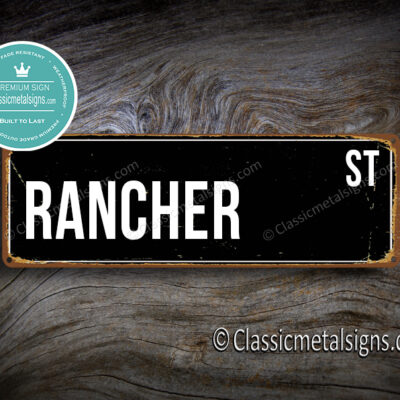 Rancher Street Sign Gift